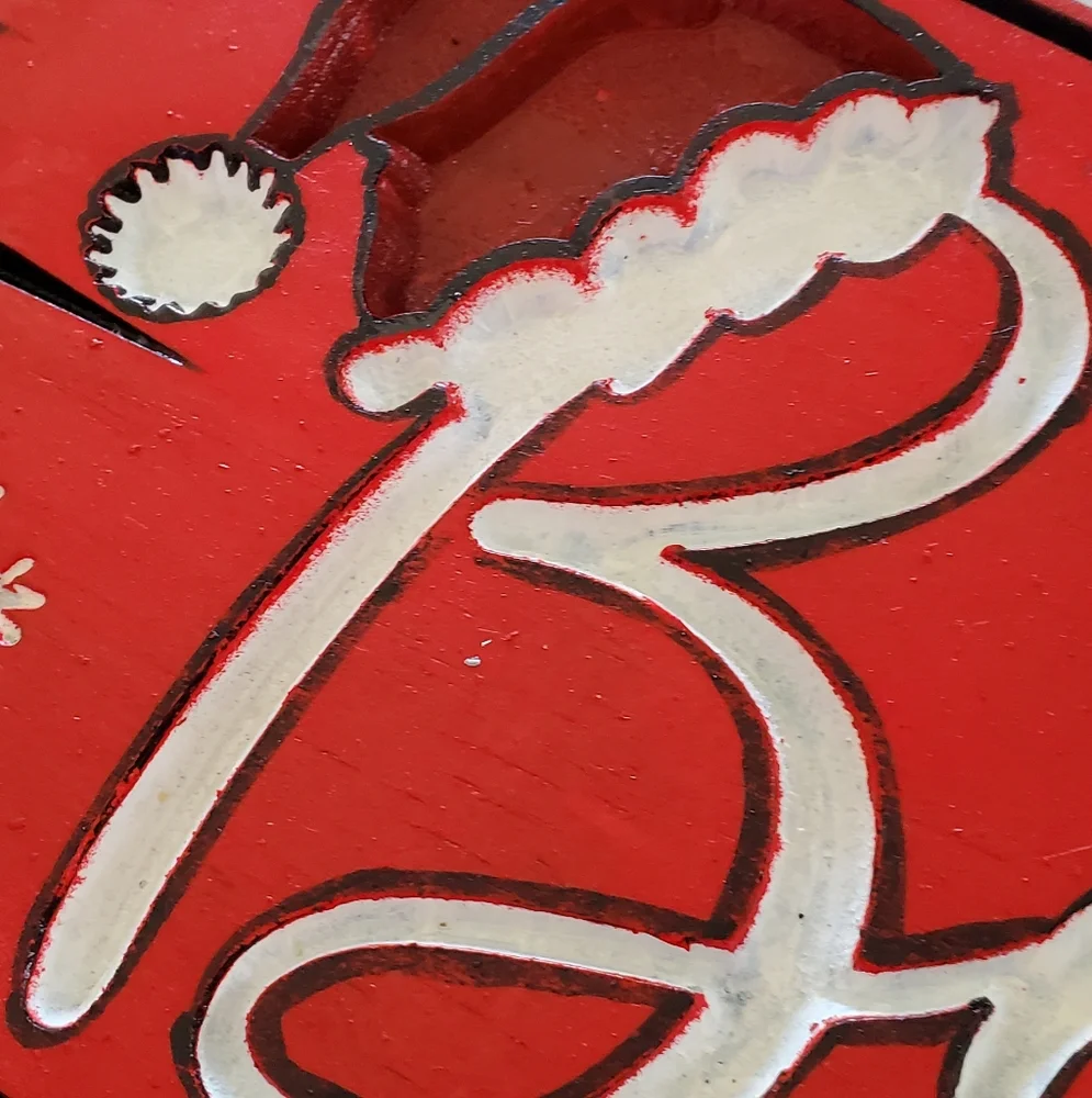 Believe Christmas Log Sign